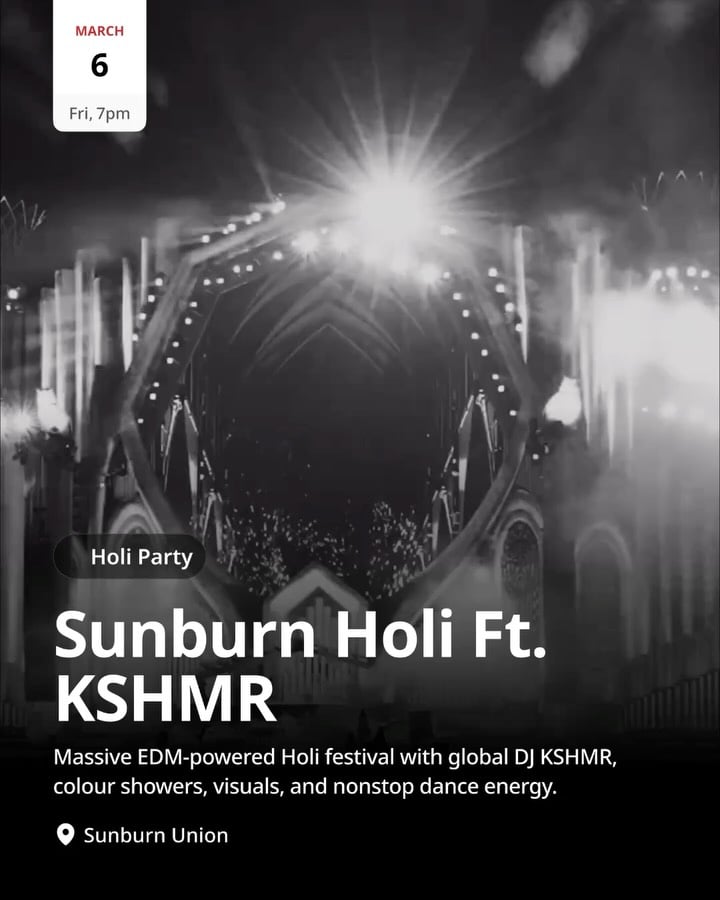 Sunburn Holi ft. KSHMR 1