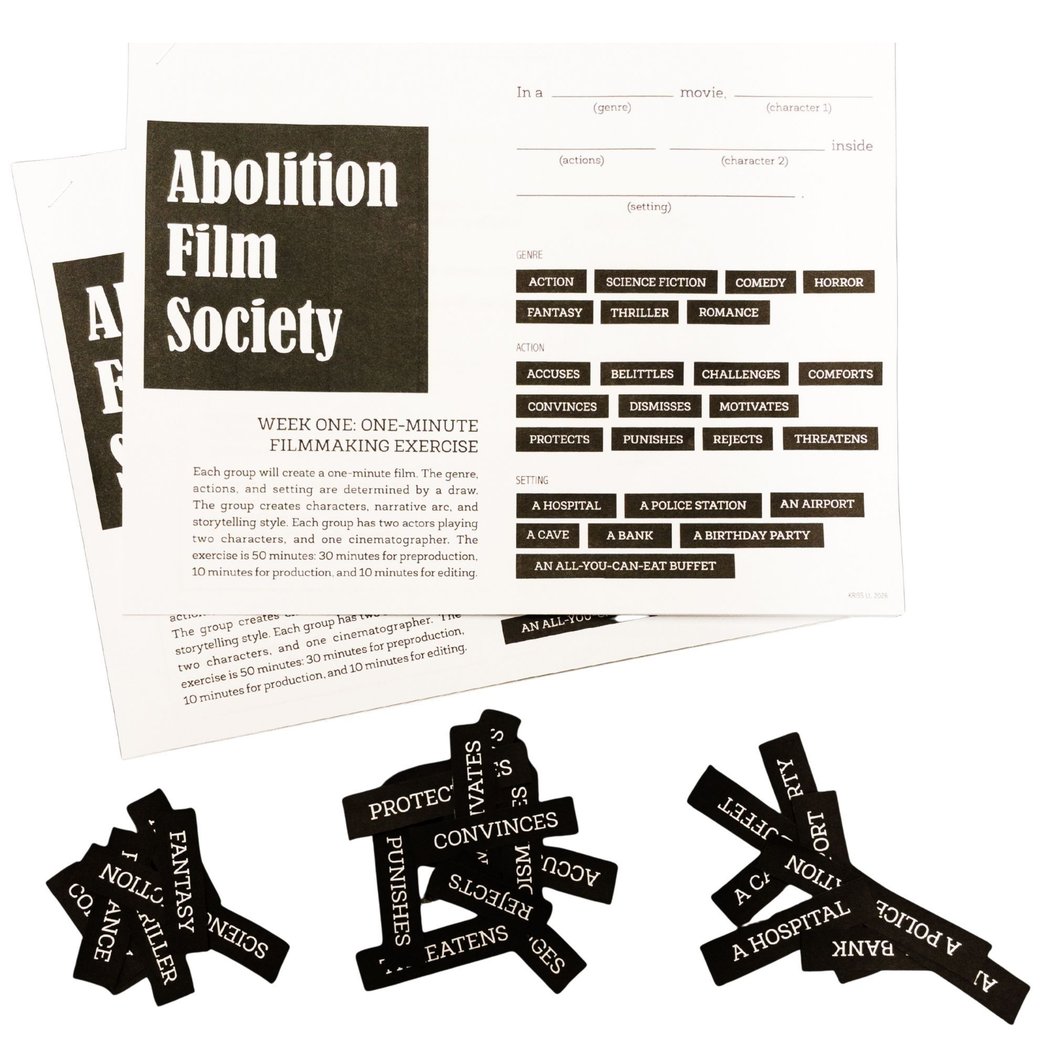 Opening of Abolition Film Society 1