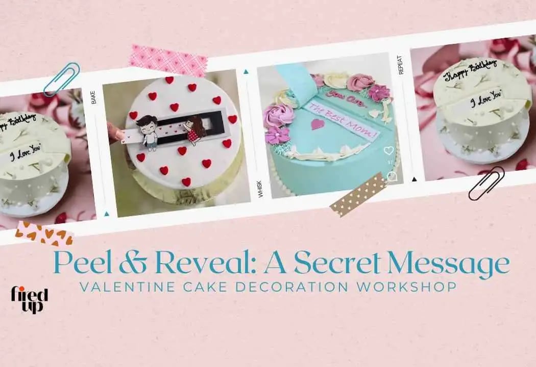 Cake Decoration – Peel & Reveal Message Workshop 2