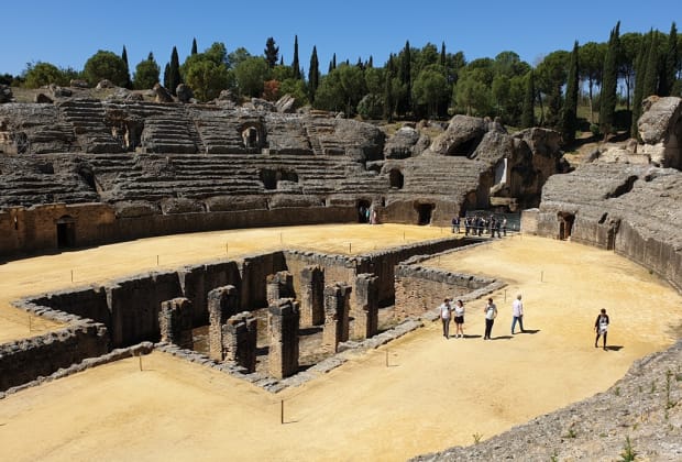 Itálica: visita guiada a las ruinas romanas de Santiponce