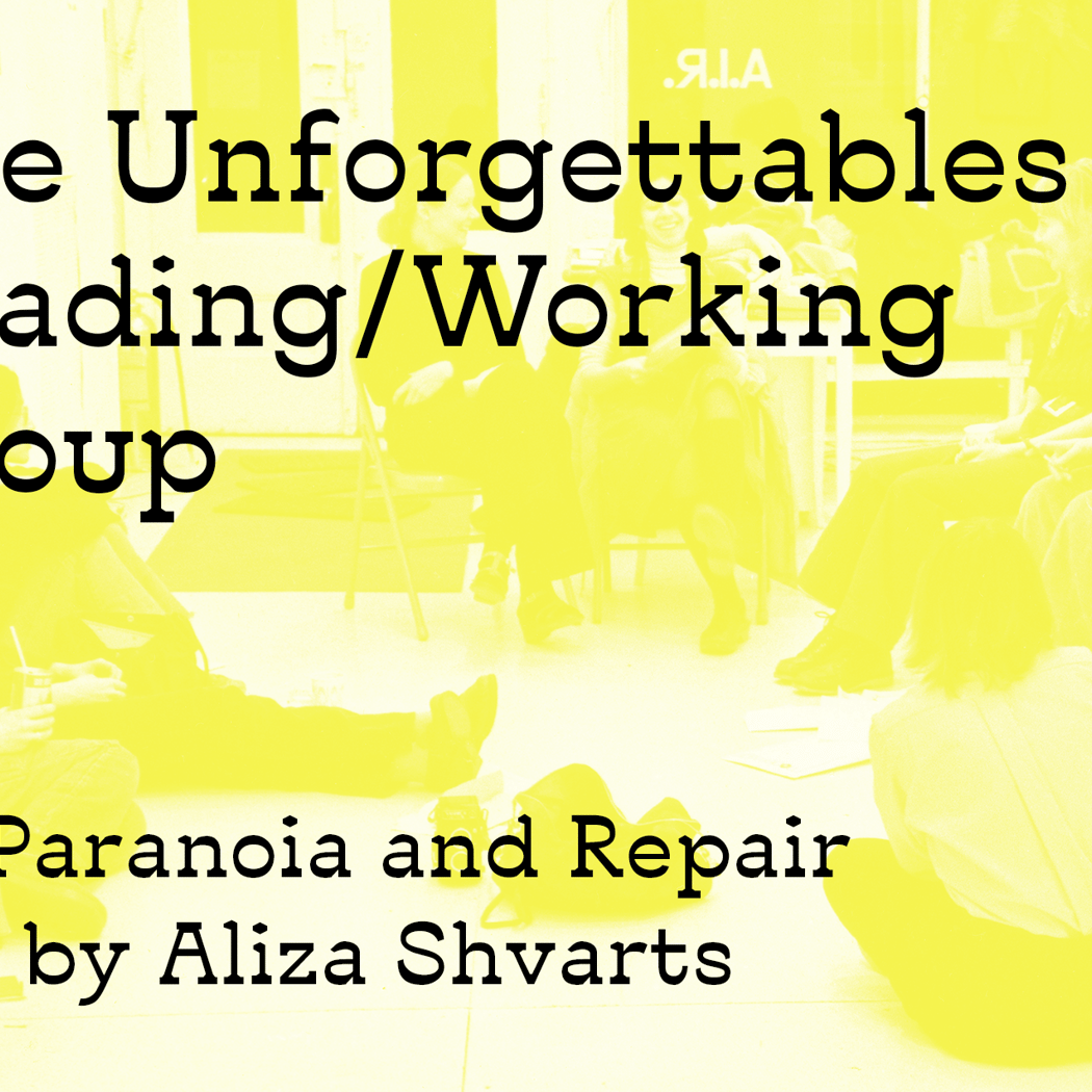 The Unforgettables Reading/Working Group 1