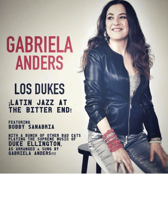 Gabriela Anders w/ Latin Jazz ensemble, 'Los Dukes,' feat. Bobby Sanabria 1