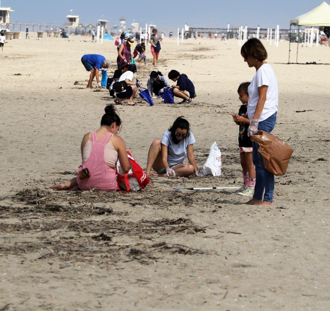 Huntington State Beach Tower 9 Cleanup 2