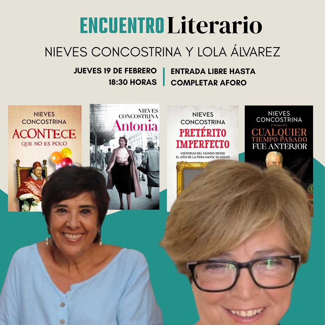 Encuentro literario con Nieves Concostrina y Lola Álvarez 1