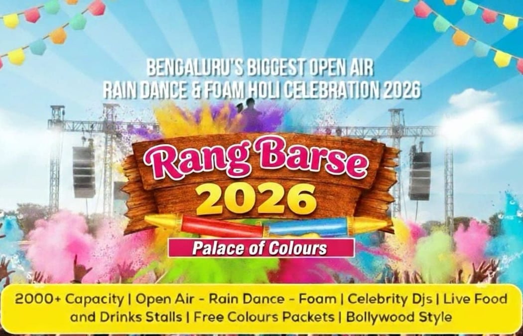 Biggest Open Air Rain Dance Foam Holi Party 2026 1