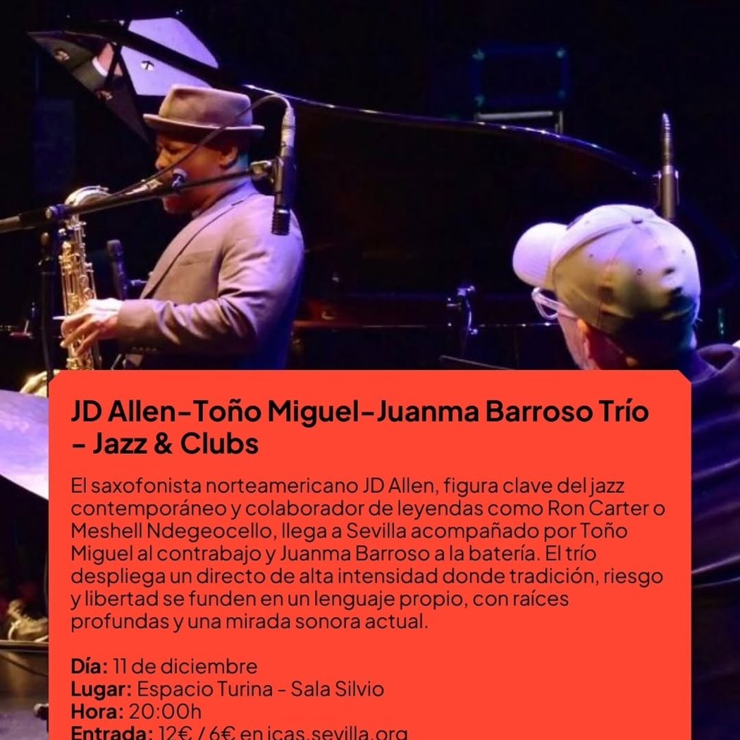 JD Allen–Toño Miguel–Juanma Barroso Trío - Jazz & Clubs 1