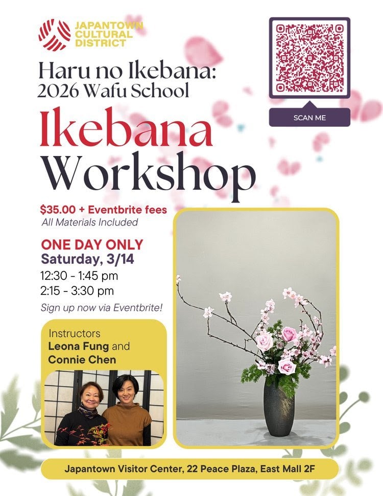 Haru no Ikebana | Spring Japanese Flower Arrangement Workshop 2026 1