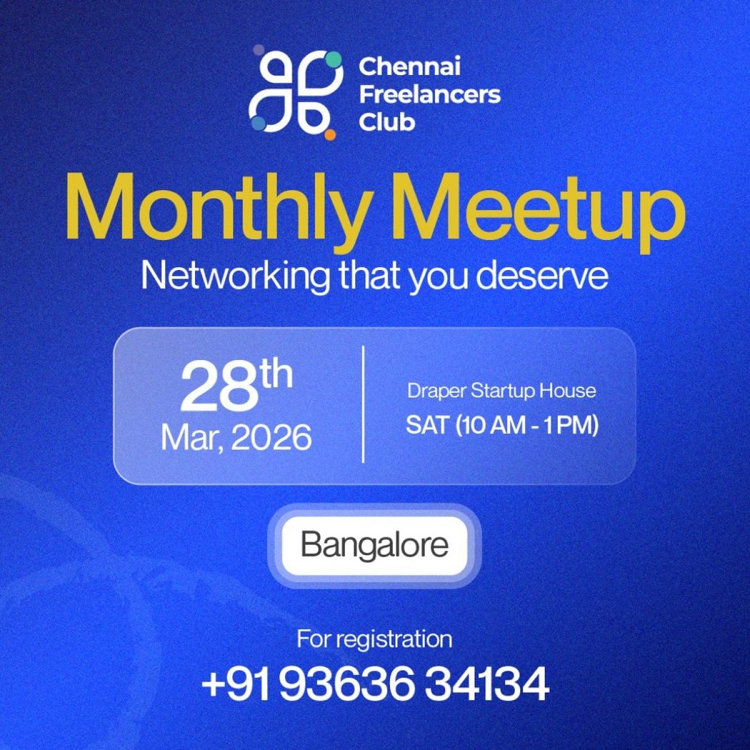 CFC Bangalore Freelancers Monthly Meetup March 2026 1