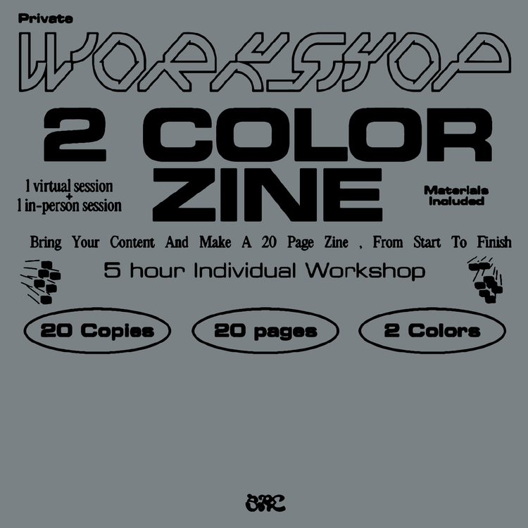 Private WORKSHOP 2 COLOR ZINE 1
