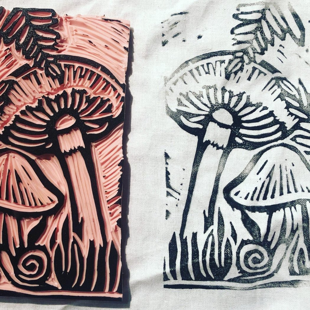 Nature Block Printing with Brian Fritz 2