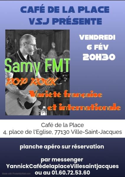 Soirée musicale au Café de la Place Samy FMT 1