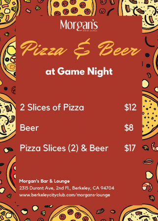 Pizza and Beer at Game Night
