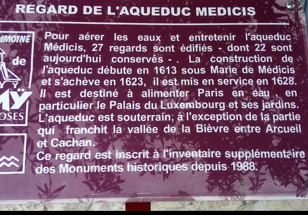 Regard n°10 de l'aqueduc Médicis 3