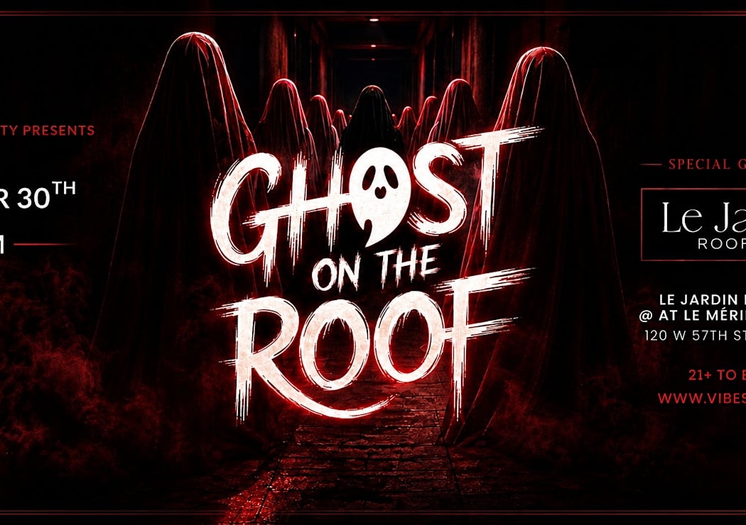 Ghost On The Roof — #1 Halloween Party in NYC @ Le Jardin Rooftop