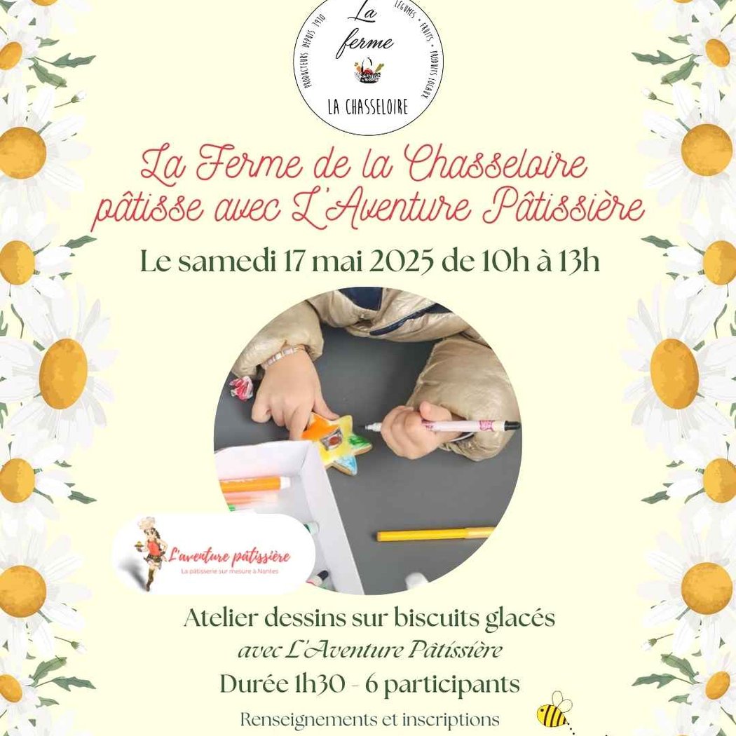 Animation glaçage sur biscuits avec L'aventure Patissière 1