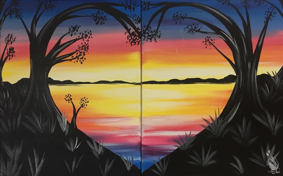 Lovely Lake Sunset (Set or Solo) 1