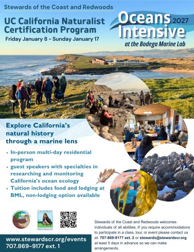 UC Cal-Nat Oceans Intensive at Bodega Marine Lab