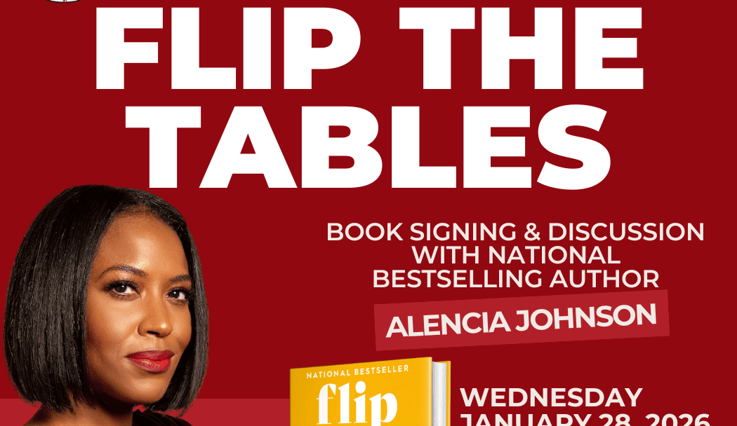 Flip The Tables: Book Signing and Discussion with Alencia Johnson 1