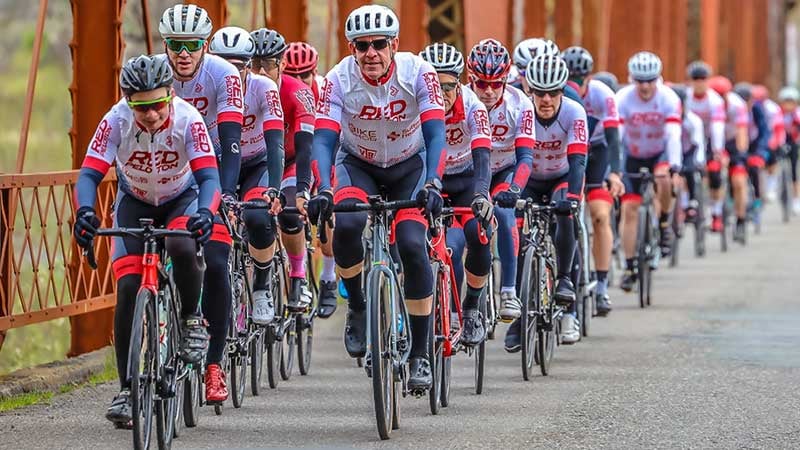 Red Peloton Team Training Rides 1