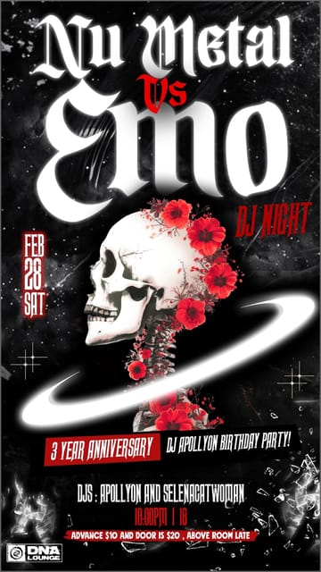 Nu Metal vs. Emo: 3 Year Anniversary 1