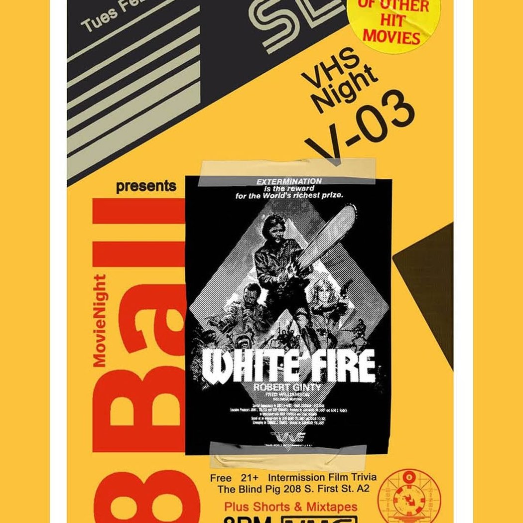 8Ball Movie Night in The Pig (VHS Edition) 1