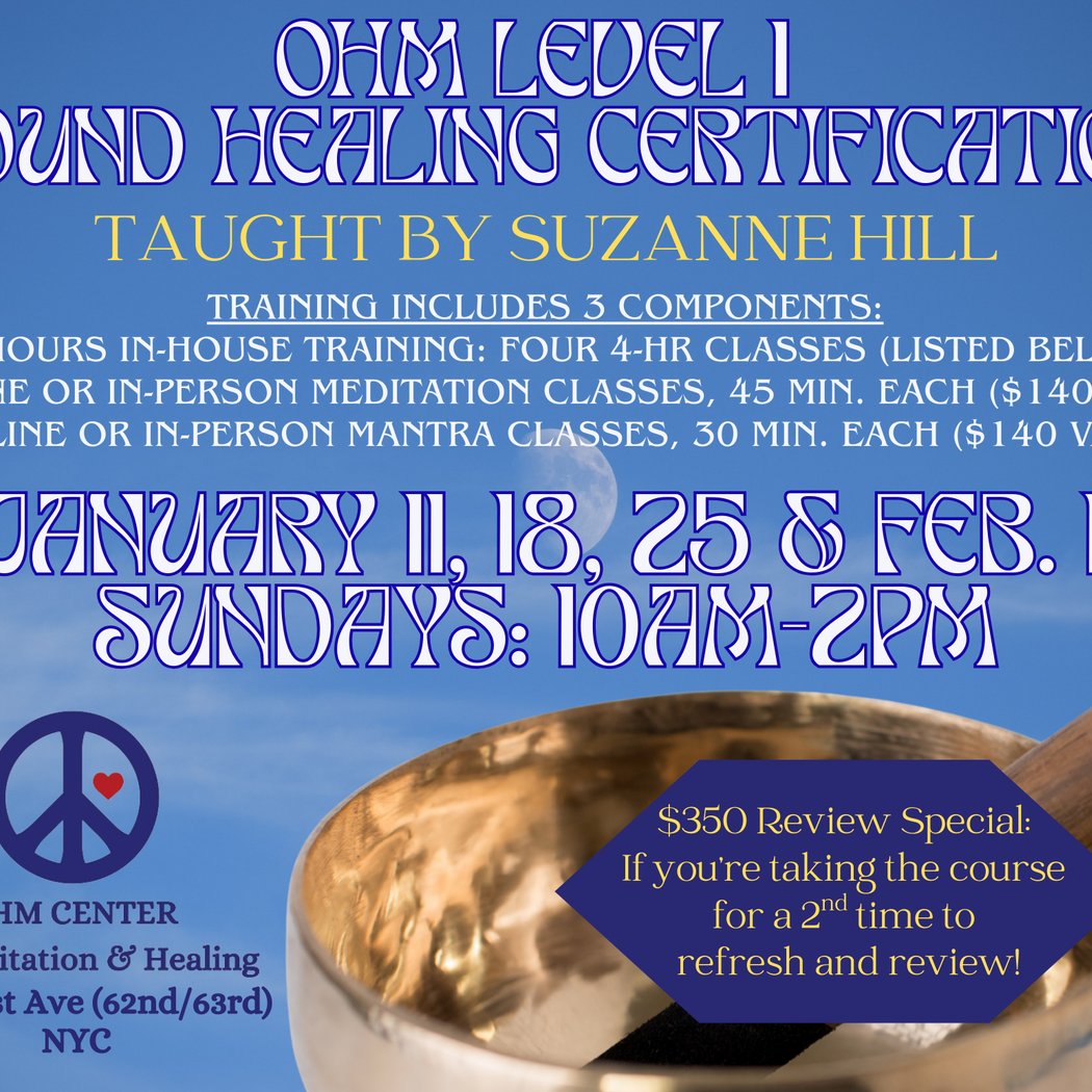 Sound Healing Training 1