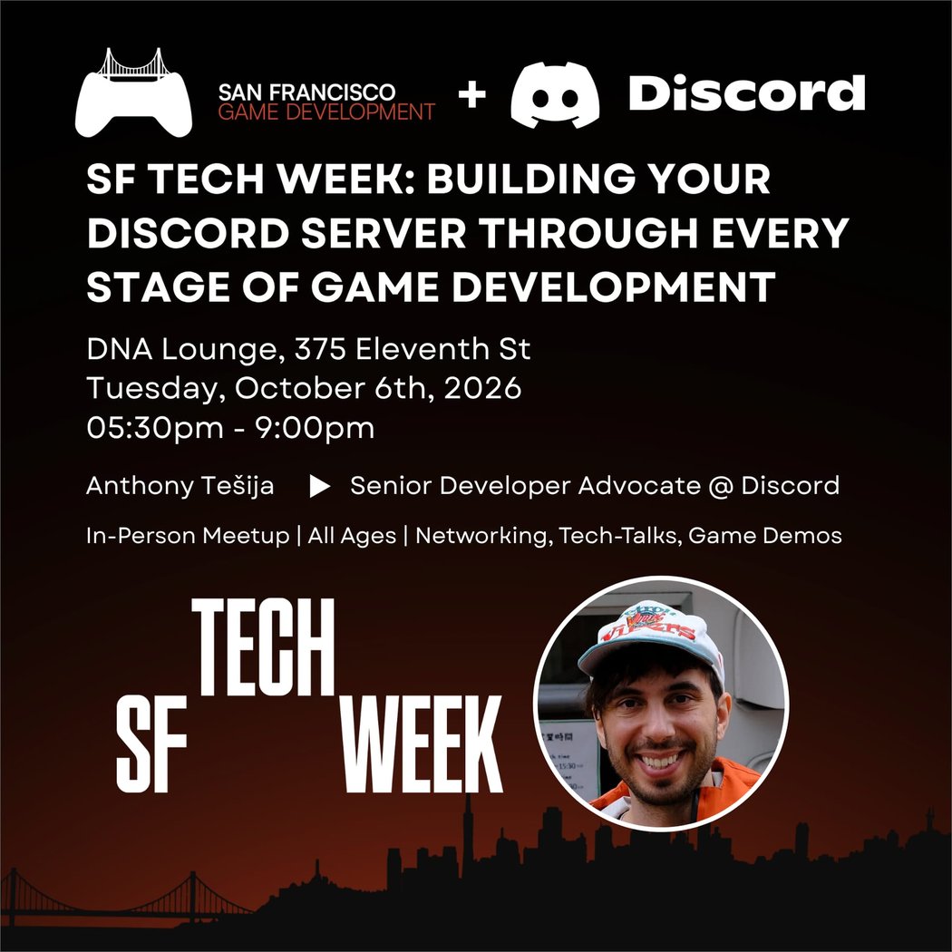 SF Tech Week: Building Your Discord Server 1