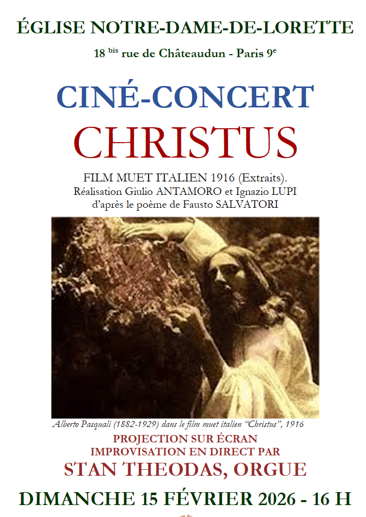 Ciné-concert – Film « Christus », Stan Théodas à l’orgue 1