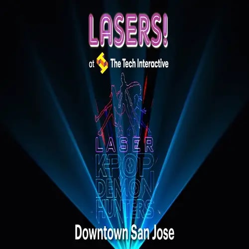LASERS! at The Tech: K-Pop Demon Hunters 1