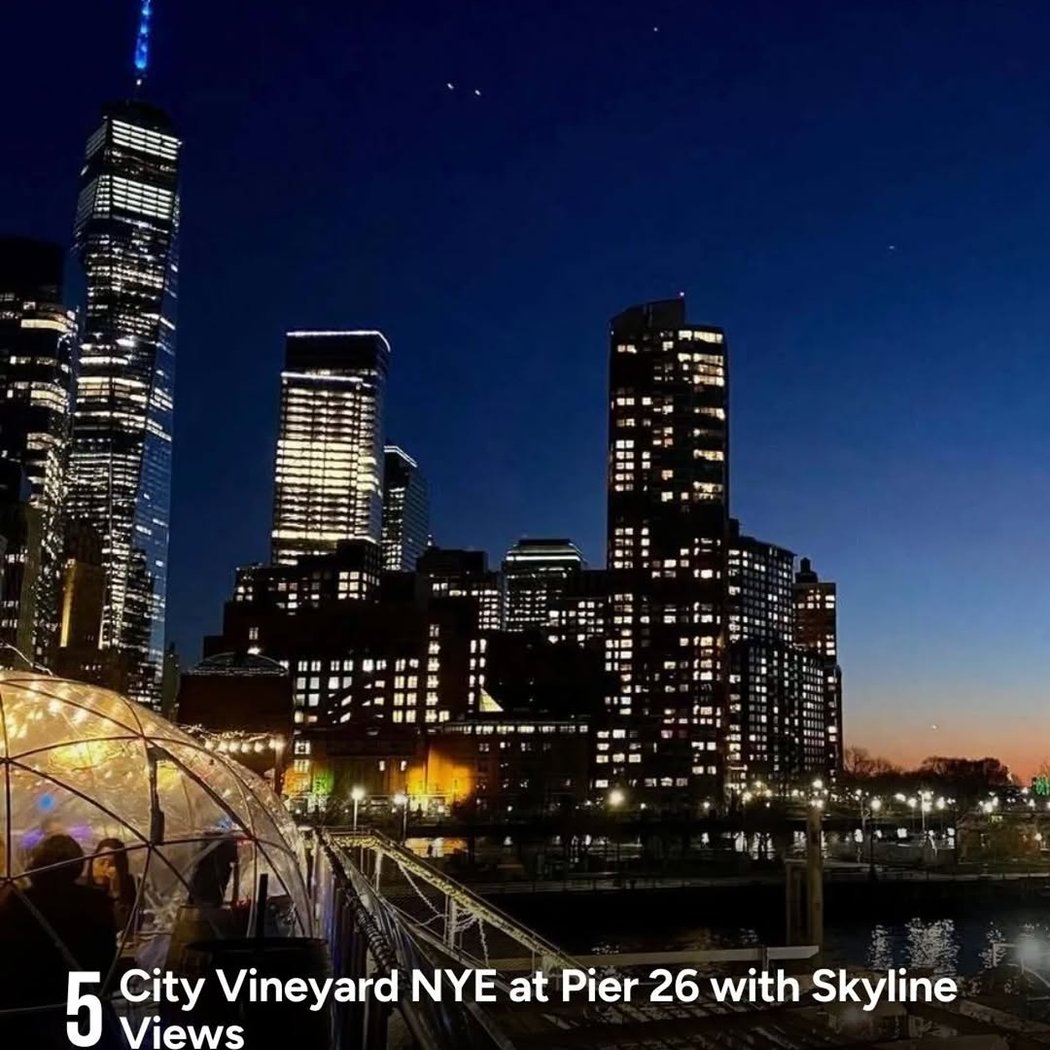 City Vineyard NYE with Skyline Views 1