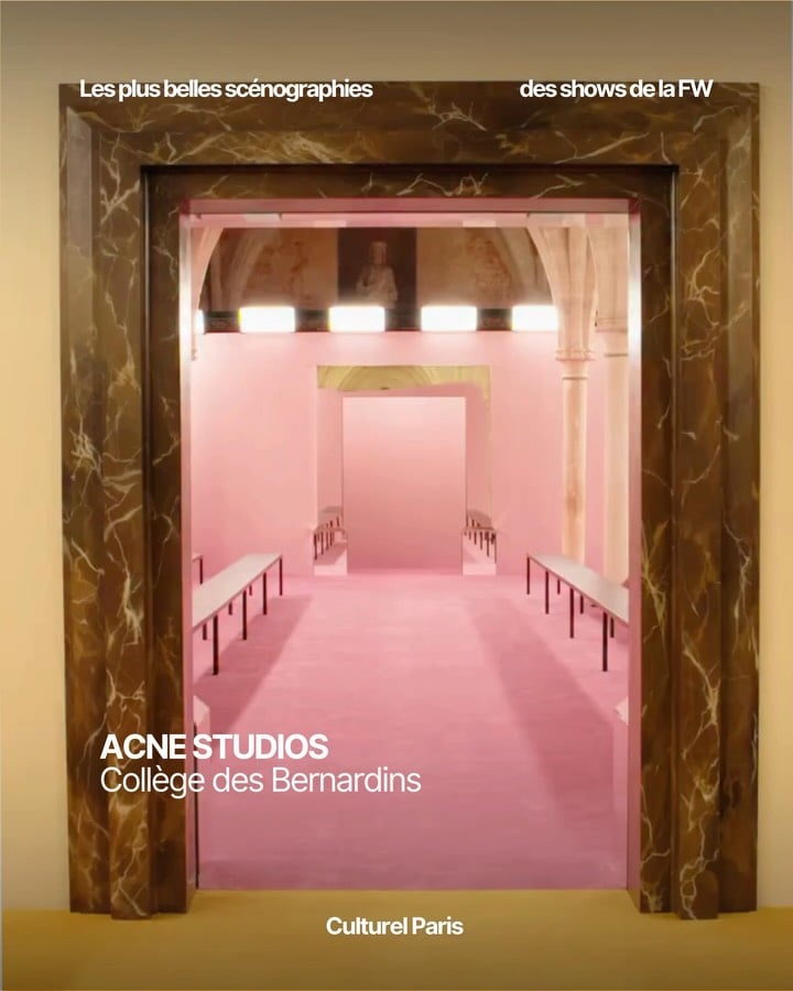 ACNE STUDIOS Fashion Show Scenography 1