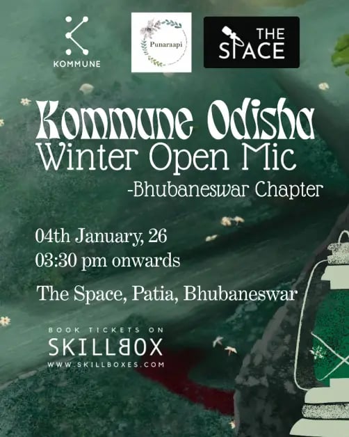 Kommune Odisha Winter Open Mic Bhubaneswar Chapter 1
