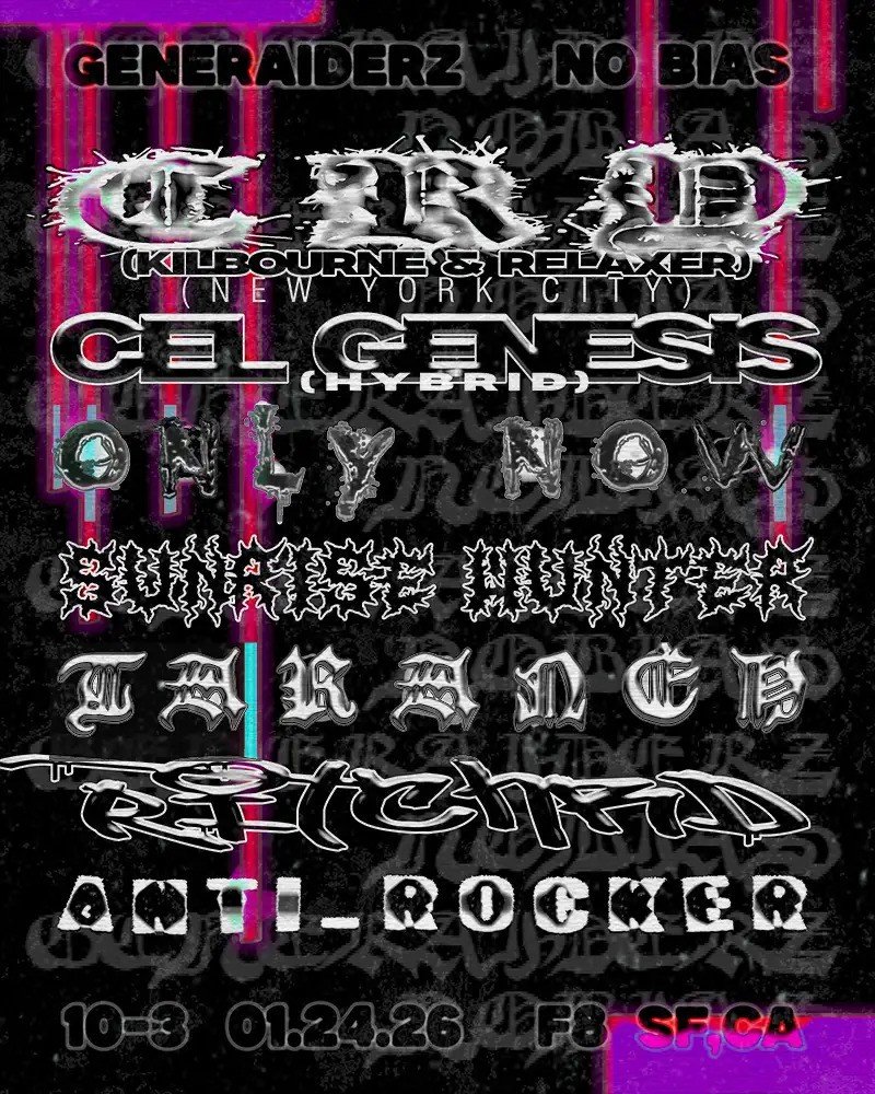 Generaiderz x NO BIAS: CRY (Kilbourne + Relaxer) 1