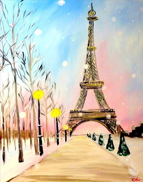 A Light Paris Snow 1