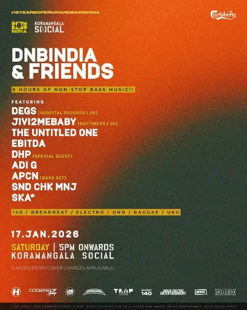 DnBIndia & Friends ft. DEGS (UK), JIVI2MEBABY (DE), THE UNTITLED ONE & More [8 Hours of Bass Music] 1