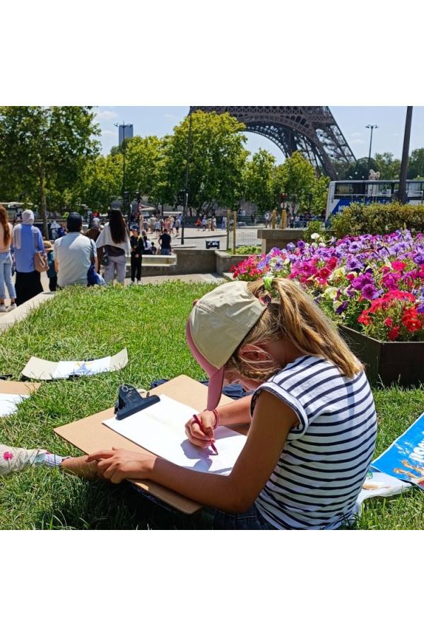 Atelier dessin face à la Tour Eiffel 1