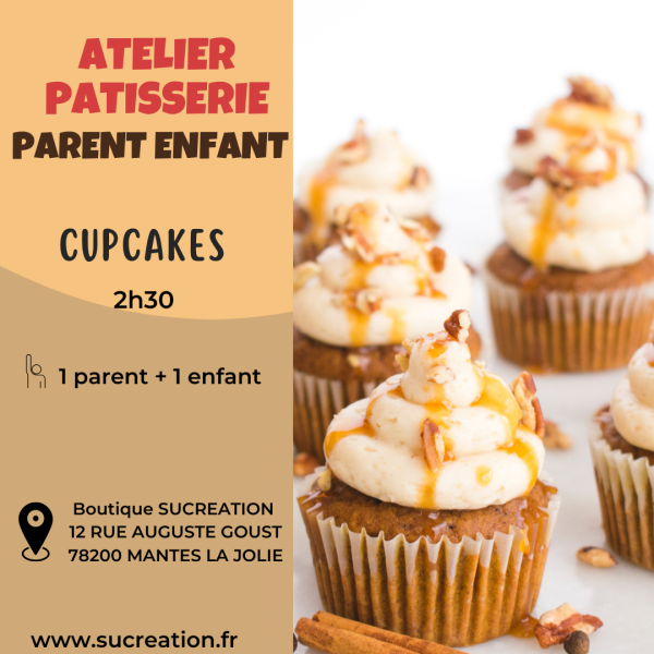 Atelier pâtisserie Cupcakes - parent-enfant 1
