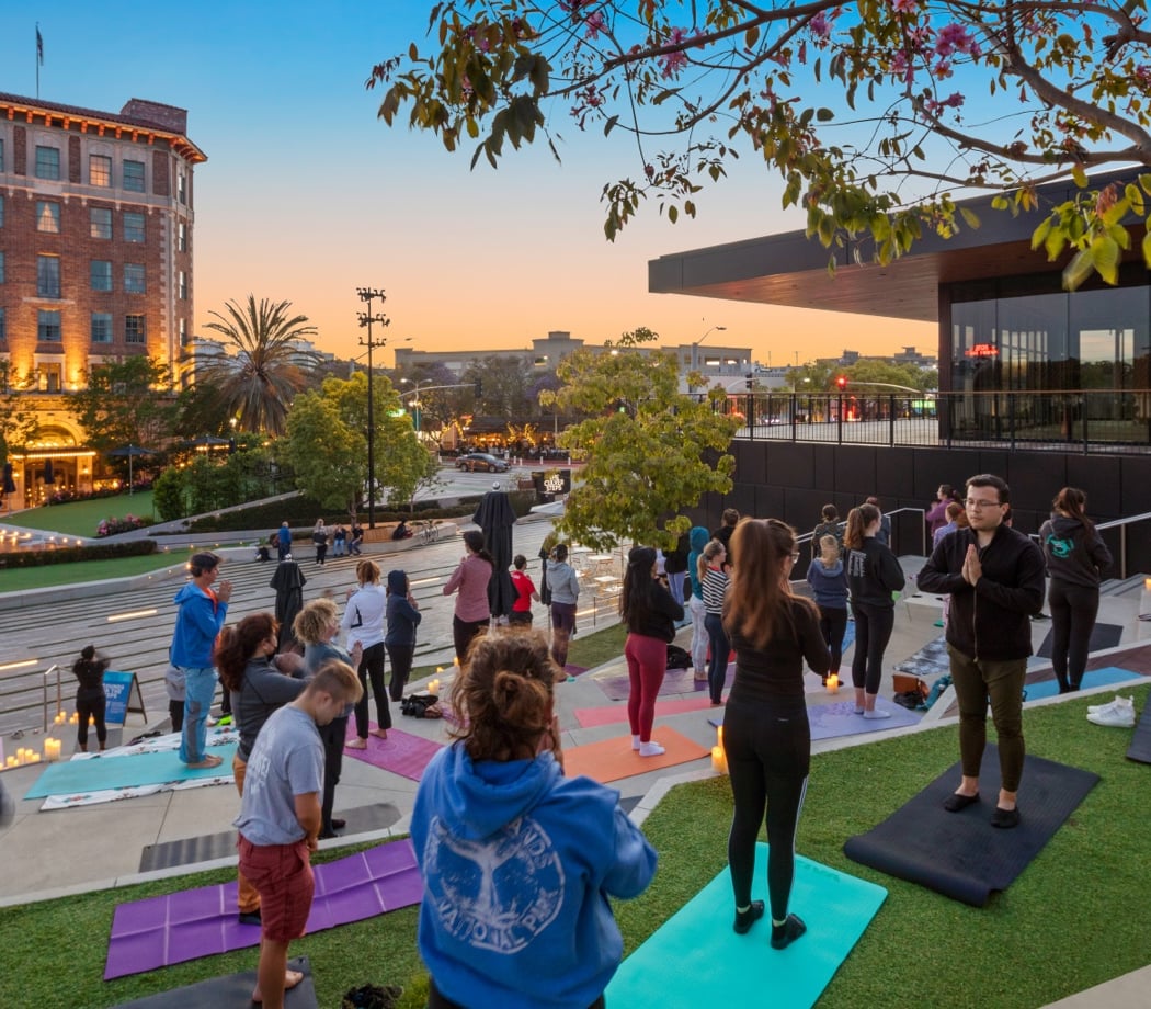 Sunset Yoga on the Steps 2