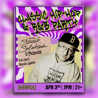 CLASSIC HIP-HOP & R&B Party ft. Statik Selektah & friends (skate) 1
