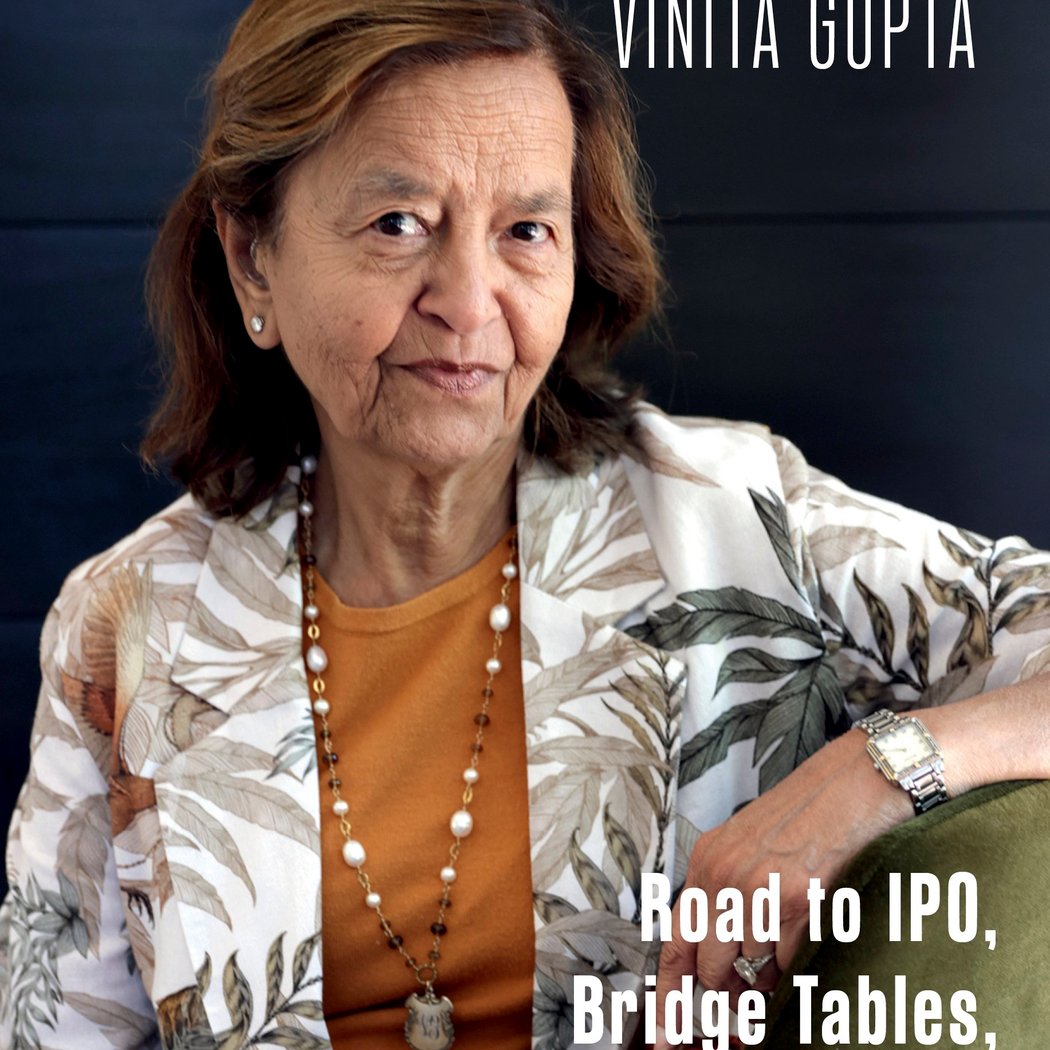 Vinita Gupta with Shantanu Narayen