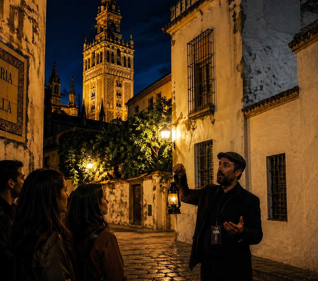Ruta nocturna guiada por la Sevilla encantada