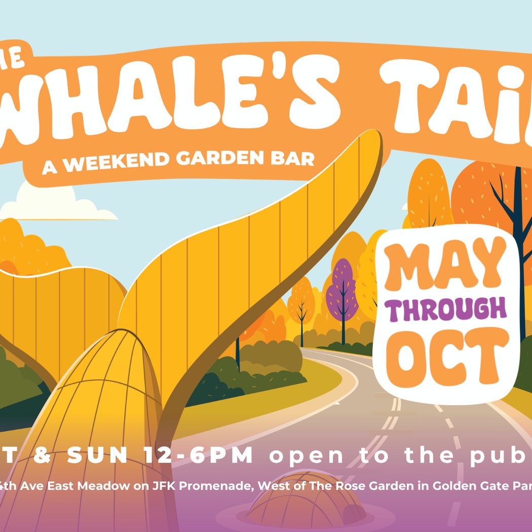 Golden Gate Park “The Whale’s Tail” Beer/Wine Garden + Live Music
