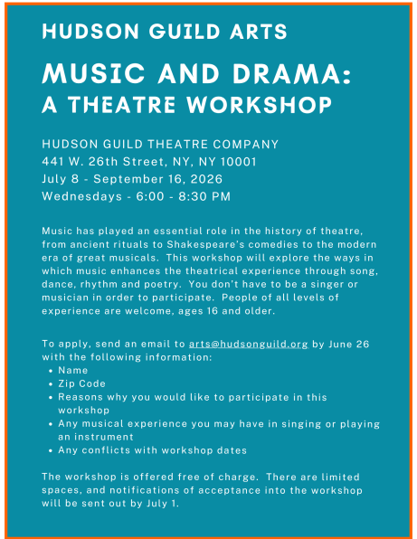 MUSIC AND DRAMA: A THEATRE WORKSHOP