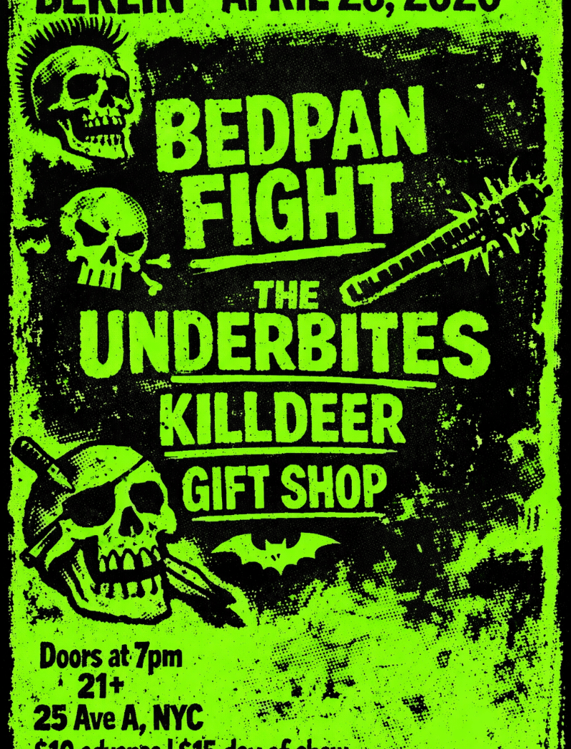 Bedpan Fight | The Underbites | Killdeer | Gift Shop 1