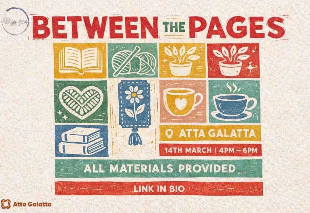Between the Pages: A Crochet Bookmark Workshop 1