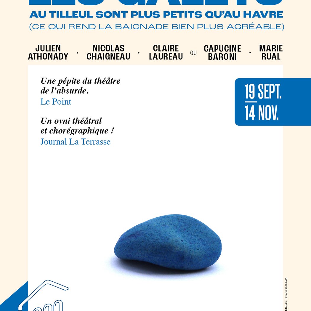 Les galets au Tilleul sont plus petits qu’au Havre