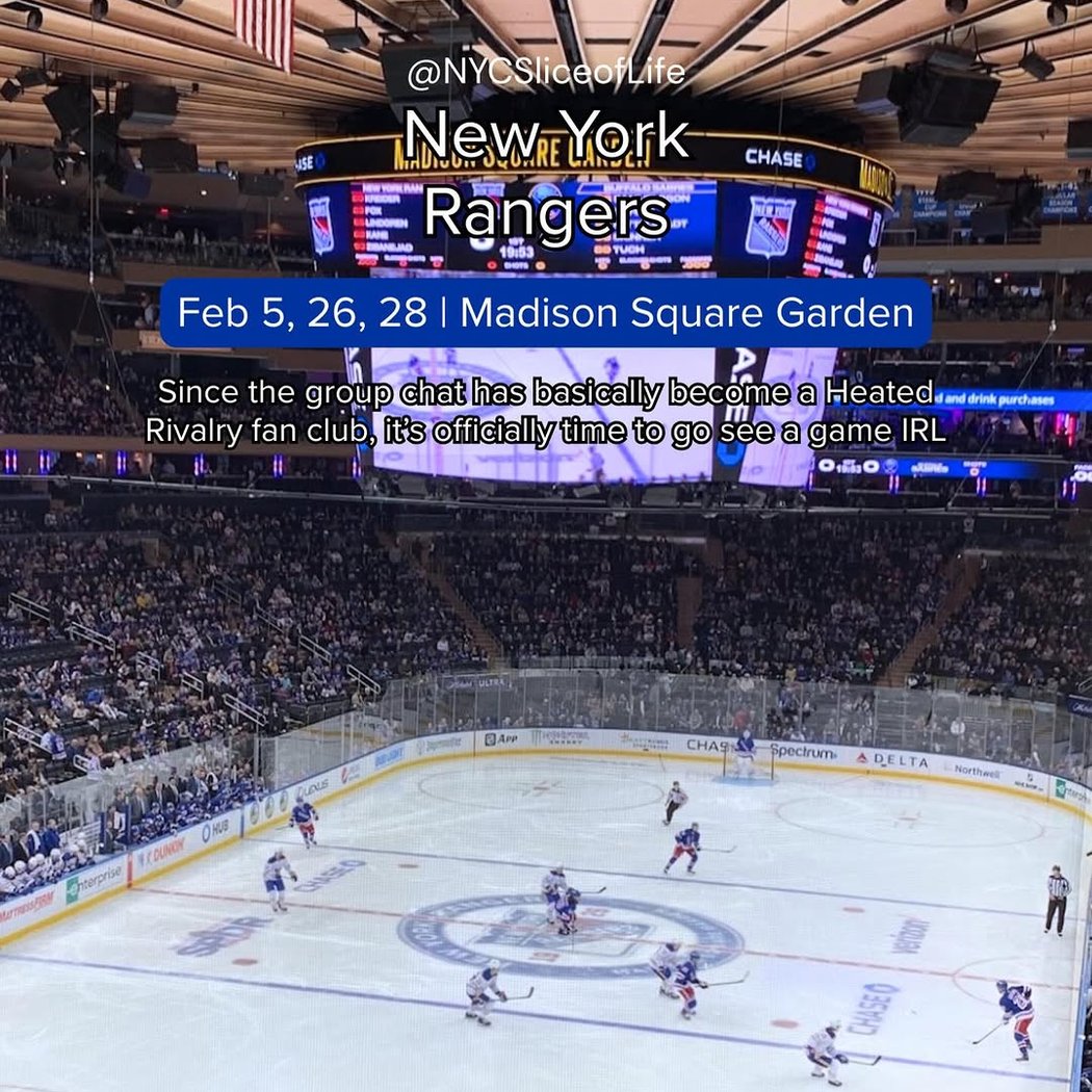 NY Rangers Game 1
