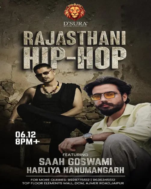 Rajasthani Hip-Hop Night: The Explosive Crossover 1