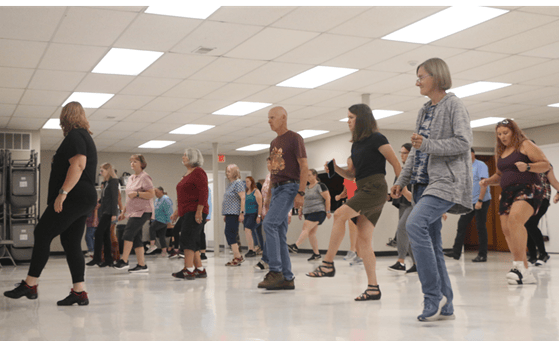 Line Dancing with Coach Lynette 4