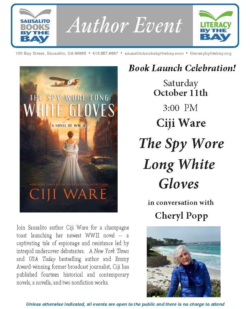 Book Launch Ciji Ware "The Spy Wore Long White Gloves" 1